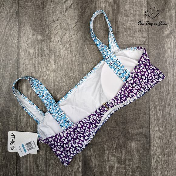 Athena Bandeau Bikini Top Swimsuit Size 8 - Picture 4 of 4